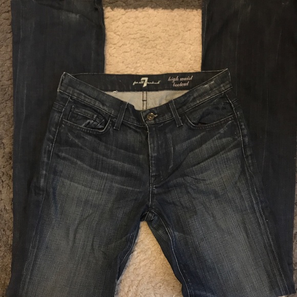 7 for all mankind lightly used jeans - Picture 2 of 3